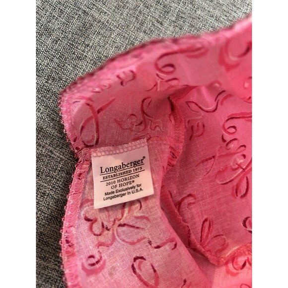 Longaberger 2010 Horizon of Hope Basket Fabric Liner - Picture 6 of 7